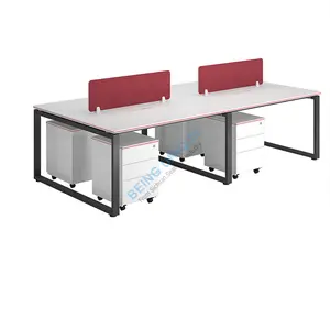 Workstation Workbench Büromöbel Bank arbeitsplatz rechteckige Schreibtische und Arbeits plätze für Büros