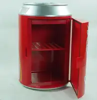 Nieuwe kan vorm mini auto koelkast 11L houden cool drank
