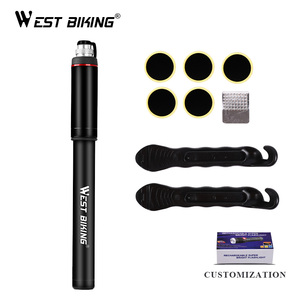 <span class=keywords><strong>Pompe</strong></span> à vélo WEST BIKING avec manomètre, tube 120 PSI, <span class=keywords><strong>pompe</strong></span> à vélo Presta Schrader, gonfleur <span class=keywords><strong>de</strong></span> pneus <span class=keywords><strong>de</strong></span> vélo, mini <span class=keywords><strong>pompe</strong></span> à main pour vélo - Product Image 2