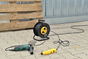 CE ROHS A Énuméré 4 Voies Norme Européenne 25m Enrouleur De Câble Prises Électriques H05VV-F 3G 2.0mm Surtension protecteur - Product Image 4