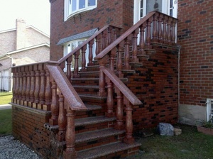 GR6 ucraina fiammata lucidata Mapple lastra di granito rosso naturale pavimentazione in <span class=keywords><strong>pietra</strong></span> - Product Image 5