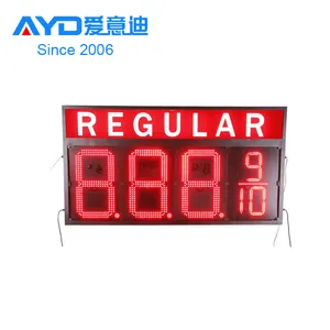 LED Billboard for Curtain Made in GuangDong Regular LED Gas Price Sign