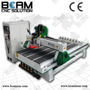 الخطي atc cnc راوتر مع المغزل hsd 9.0kw bcamcnc 1325c للخشب/ الخشب الرقائقي/ الاكريليك