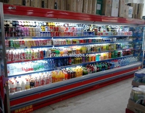 Refrigerador Multipuertas de Exhibición Abierta para Lácteos de Supermercado con Cortina de Aire y Sistema de Refrigeración Remoto - Product Image 3