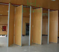 De Madera acústico separadores de la escuela las paredes de partición movible acústica Pared de partición de