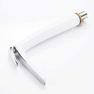 Fapully alta calidad pintura blanca y cromada baño del fregadero del <span class=keywords><strong>lavabo</strong></span> grifos mezclador grifos - Product Image 3