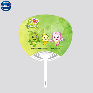 Ventilateur <span class=keywords><strong>rond</strong></span> en plastique, personnalisé, promotion, avec logo - Product Image 6