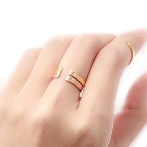 Hotsale <span class=keywords><strong>Inciso</strong></span> Anello In Oro <span class=keywords><strong>Nome</strong></span> Disegni Personalizzati <span class=keywords><strong>Nome</strong></span> Anello Personalizzato - Product Image 3