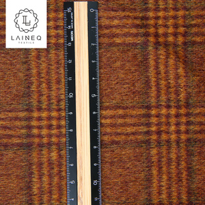 2018 custome conception plaid 100% mérinos laine <span class=keywords><strong>polaire</strong></span> tissu - Product Image 3