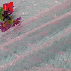 Dobby Mesh 100% Polyester Jacquard Fabric