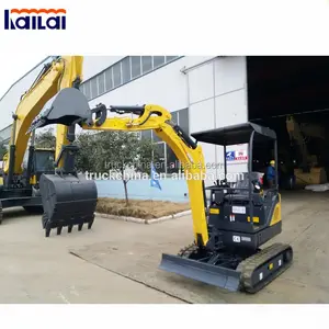 Mini escavadeira de crawler de 1.8 toneladas com escavadeira ce carter