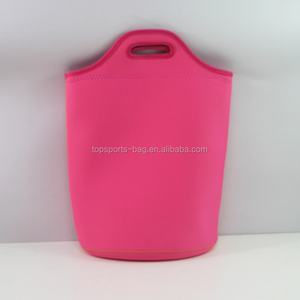2025 Wieder verwendbare isolierte rosa Neopren-Lunch-Kühltasche mit großer Kapazität für Erwachsene - Product Image 2