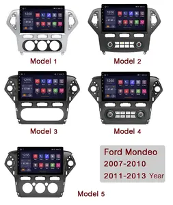 Ford Mondeo 2007-2013 için Wanqi 10 inç 8 çekirdekli Android 11 araç dvd oynatıcı multimedya oynatıcı radyo video Stereo gps navi ses sistemi