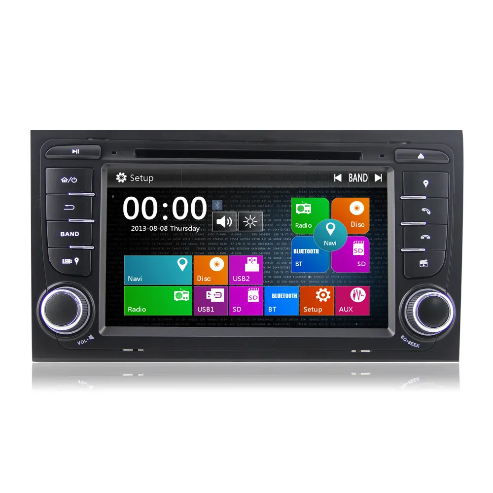 Winmark 7 "سيارة رئيس وحدة جفل 6.0 دي في دي GPS Sat Nav لأودي A4 S4 RS4 B9 B7 مقعد DJ7078