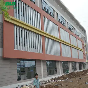 construction sun shade vertical fire rated louvers