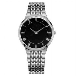 Braccio di alta qualità orologio in acciaio inox indietro perfetto quarzo del movimento del giappone mens orologio d'oro - Product Image 1