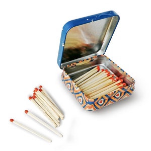 Boîte d'allumettes en étain, 10 pièces, emballage bon marché - Product Image 2