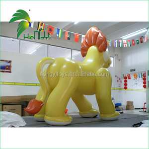 Hongyi Inflatable Yellow Lion , PVC Inflatable Animal , Giant Inflatable Lion - Product Image 2