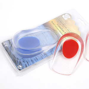 Protector de Talón de Silicona, Gel de PU Ortopédico <span class=keywords><strong>para</strong></span> Fascitis Plantar, Cómodo Soporte de Gel <span class=keywords><strong>para</strong></span> Espolones Óseos del Talón, Plantillas de Soporte - Product Image 3