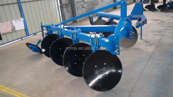 1LY(T)-425 Farm Equipment Disc Plow Disc Plough High Productivity 20hp-50hp Tractor/Diesel Power Source New Used Gear Bearing