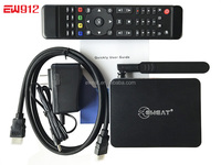 Boîtier décodeur Smart TV Android 6.0, Amlogic S912 octa-core, adaptateur récepteur USB multilingue, Wifi