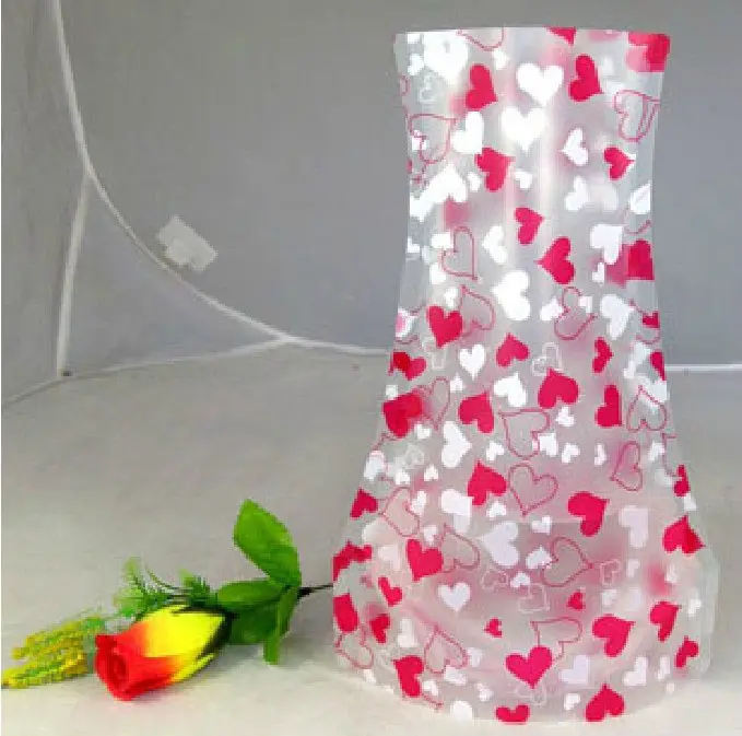 Складная ваза из ПВХ, пластиковые миски для рыбы, банка для рыбы, Цветочная банка