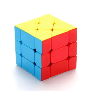 creative anti stress toy 5.7cm stickerless iq puzzle smart cube for kids