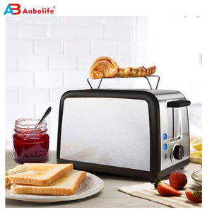 2 شريحة محمصة مع الخبز إلغاء وظيفة تذويب و 6 الخبز الظل إعدادات آلة تحميص الخبز - Product Image 3