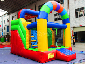 <span class=keywords><strong>Petit</strong></span> château gonflable combiné avec toboggan, équipement d'extérieur <span class=keywords><strong>à</strong></span> <span class=keywords><strong>vendre</strong></span>, nouveauté - Product Image 4