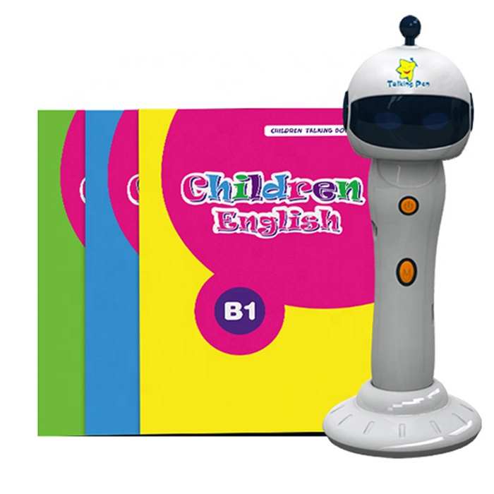 OEM डिजिटल पेन सीखने के बच्चों के लिए EFL स्मार्ट पढ़ना बात बोल अंग्रेजी ध्वनि पुस्तकों के साथ कलम