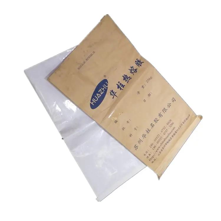 סין קראפט PP מלט נייר תיק 3 שכבות מלט שקית נייר 20 kg 25 kg 50 kg עם מקצועי התאמה אישית