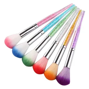 New Style Nail Glitter Brush Nail Dust Clean Acrylic Rhinestone Long Handle Nail Dust Brush