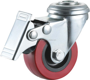 Roda resistente leve de 2 polegadas 50mm, rotação giratória de tpu poliuretano - Product Image 3
