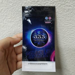 Sacs holographiques en Mylar, emballage plastique transparent et imprimé personnalisé, à fermeture éclair, 1g/3g/5g/7g/10g, 100 unités - Product Image 3