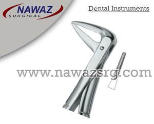 Forceps d'extraction dentaire Fig.223, instruments dentaires manuels en acier inoxydable certifiés CE avec emballage et logo personnalisés - Product Image 2