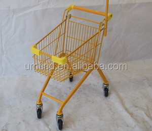 Tienda minorista Carrito de compras para niños Supermercado Mini carrito de alambre Regalo para compradores jóvenes - Product Image 4