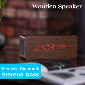 Nuevo diseño de madera Bluetooth altavoz real <span class=keywords><strong>altavoces</strong></span> de madera - Product Image 4