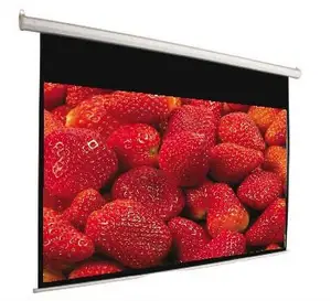 Proyector eléctrico motorizado para interiores, pantalla de 180x180 cm, 70x70 pulgadas, color blanco mate, venta al por mayor