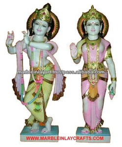 Radha Krishna God Statue Marble Radha Krishna Statue - Product Image 1