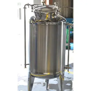 Stainless steel alcohol storage tank