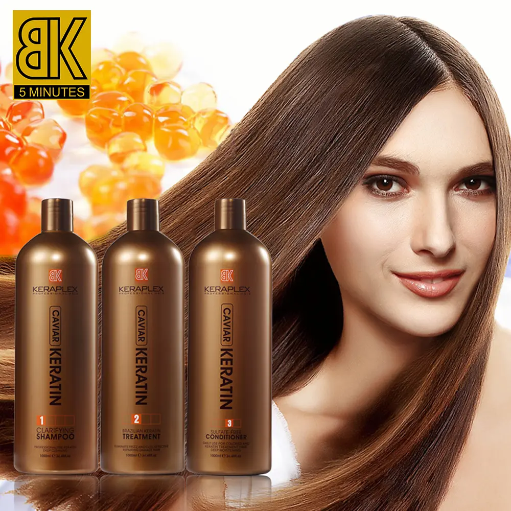 BKkeraplex Brésilien 6% Pro Tech Professionnel Bangladesh Caviar Kératine Cheveux Lissage Traitement Keratina