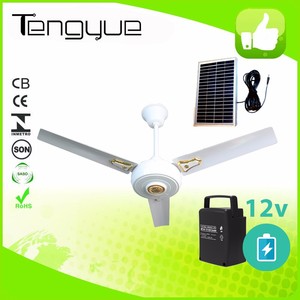 12 V motor sin escobillas de 48 pulgadas y 24 v motor sin esco industrial solar DC ventilador de techo - Product Image 1