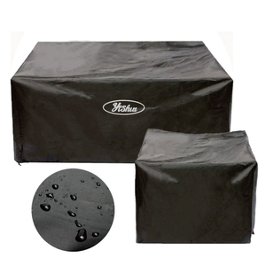 Housse de protection pour <span class=keywords><strong>canapé</strong></span> en osier de jardin, imperméable, résistante à l'eau, durable, anti-UV, Oxford, grande taille - Product Image 3
