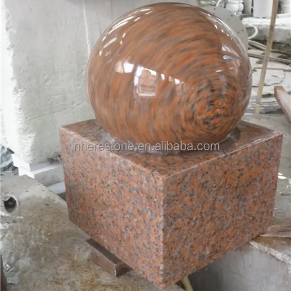 hot sale rotating granite ball fountain