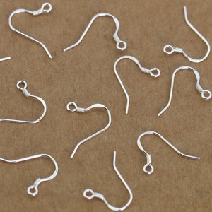 Wholesale Ss 925 <strong>Earrings</strong> French Ear <strong>Hooks</strong> Sterling Silver Jewellery Hanging French <strong>Earring</strong> <strong>Hook</strong> - Product Image 4