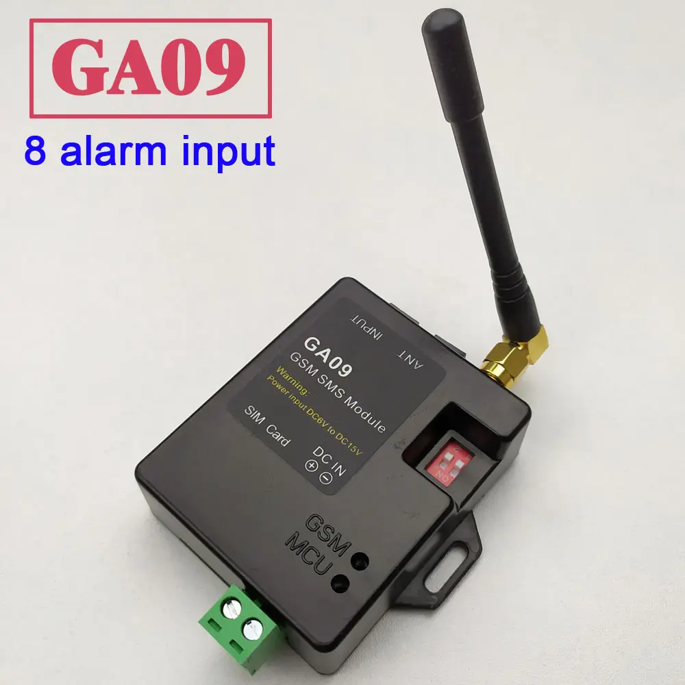 8 قناة GA09 سوبر صغيرة أنظمة إنذار GSM SMS إنذار نظام الحماية المنزلي