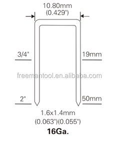 Pistola Pneumatica per Graffette <span class=keywords><strong>Freeman</strong></span> PSS50 Industriale da 2 Pollici, Calibro 16, con Graffette a Corona Media e Garanzia di 1 Anno - Product Image 2