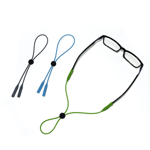 LOGO personnalisé couleur nouveau Design réglable lunettes de soleil en silicone cordon lunettes de soleil retenue sangle en silicone pour lunettes de soleil - Product Image 1