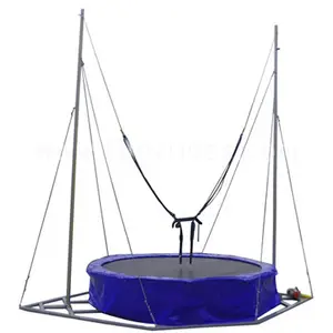 Mini single round bungee trampoline for 1 person gym equipment