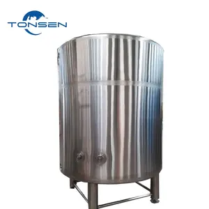 Ice water tank for fermentation and cooling of hot beer can be prepared and sold in factory